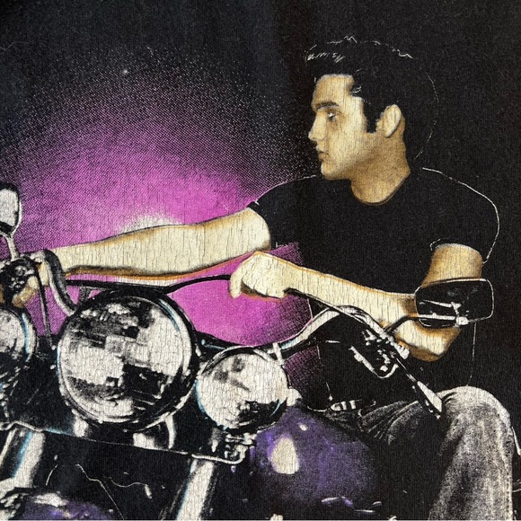 Alstyle apparel & activewear Vintage Elvis Presley tee SZ LG - Picture 3 of 4